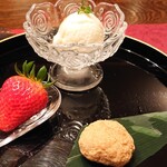 都わすれ - やよいひめ、あきたこまちアイス、きなこもち。