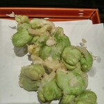 てんぷら 近藤 - 空豆