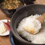 Earthen pot rice 770 yen for 2 people