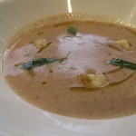 ビオディナミコ - ボルロッティ豆のスープ、50℃前後の温度で