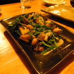 Tsurikichi - イカと韮の炒め物