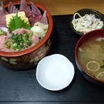 ティーズ キッチン マカナイヤ - ネギトロ鉄火丼（大盛）