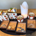 こまつ - 大根？で作った灯篭