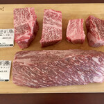 KINOKUNIYA - ランプ肉 (下) の両端をビーフシチューにする。真ん中はステーキで食べる。