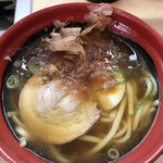 無添くら寿司 - 追いかつお醤油ラーメン