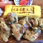 カフェ&デリ インディゴコーヒー - 香ばしさはバーナーで炙ってあるそうです。
そしてやはりくすくすの玉子焼き！