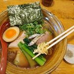 もんど - 煮干し醤油ラーメン　2021.2