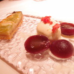 リストランテ G - マスカットのタルトとマスカルポーネのジェラート