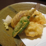 Robatayaki Michinoku - ハモの天ぷら