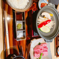 すき焼き 牛しゃぶ 松重 - 