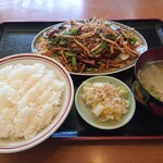 盛旺軒 - レバニラ定食