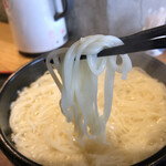 Maruhide Sengyo Tenfutsu Kaichi Ten - 細めの麺はコシを感じる