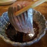 ビストロ割烹 YAOYA - 秋刀魚造り
      