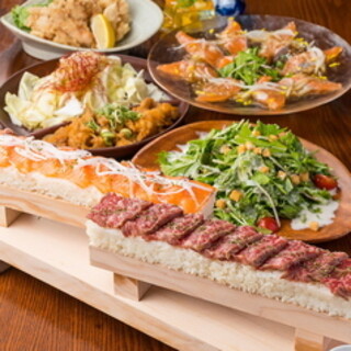 期間限定 大人気の肉寿司を食べ放題で ロング炙り肉寿司食べ放題コース全5品 3400円 隠れ家個室 ユッケ肉寿司 野菜巻き串 菜花 梅田店 Nabana 東梅田 居酒屋 食べログ 期間限定 大人気の肉寿司を食べ放題で ロング炙り肉寿司食べ放題コース全5品 3400円 隠れ家個室 ユッケ肉寿司 野菜巻き串 菜花 梅田店 Nabana 東梅田 居酒屋 食べログ