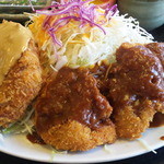 チキンカツ＋手作りコロッケ