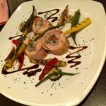 ジーラソーレ - 森林鶏の野菜巻きロースト