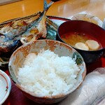 和食 あまの - あじ開き焼定食700円