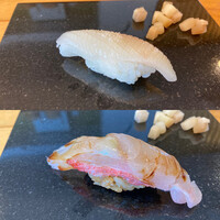いわ志 本店 - 剣先烏賊　金目鯛