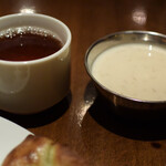 ナタラジ - デザート（ライスキール）と紅茶