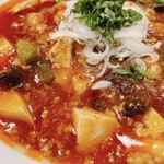 麺屋 愛心 - 香辣麻婆麺 辛さ1/4 1100円