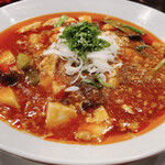 麺屋 愛心 - 香辣麻婆麺 辛さ1/4 1100円