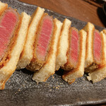 炭火焼肉 ふちおか - カツサンド