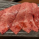 炭火焼肉 ふちおか - ミスジ タレ
