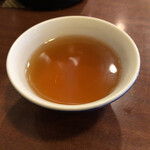 Yoroi soba - 温かいお茶(^^)