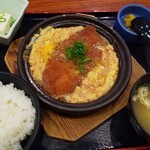 喰処飲処　蛍火 - 豚ロースカツ卵とじ定食