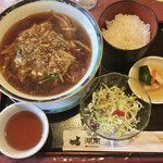 Konan - サンラータンメンにご飯のセット