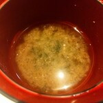 鮓 きずな - あおさの赤だし