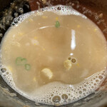 中華蕎麦 とみ田 - スープ割