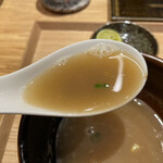 中華蕎麦 とみ田 - スープ割