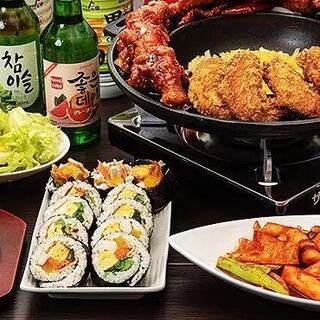 豚ウリ女子会コース 4 290円 飲み放題 豚ウリ 旧店名 豚丸 新小岩 韓国料理 食べログ