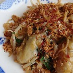 Bamiyan - 大粒牡蠣のピリ辛焼そば~スパイスチップ添え~☆期間限定