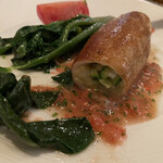 ラ・ブランシュ - ヤリイカ、トマト、ズッキーニ