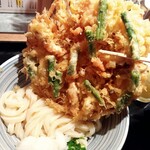 麦きり トクオカ - かき揚げおろしうどん