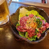 松阪牛たんど - レアステーキユッケ風
