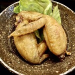 焼酎屋 開拓酒場 - 手羽先唐揚げ