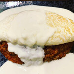 めしBALくらうど - 白いオムライス