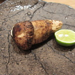 法善寺横丁 誠太郎 - 松茸焼いてもらって