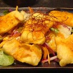 蔵元居酒屋 清龍 - ソデイカのフリット　韓国風　350円