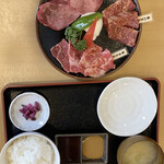 焼肉処 まるます家 - 牛盛り定食♬ 1500円