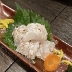 Yurakushubou tsukiusa - 徳島産伝助アナゴ〜炙り塩