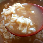 ごまそば 遊鶴 - カレー南蛮そばにライスドボンッ！