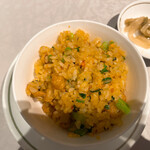 中国飯店 富麗華 - 素菜コース　茄子と野菜のチャーハン