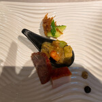 中国飯店 富麗華 - 飲茶コース　前菜三種盛り合わせ