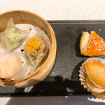 中国飯店 富麗華 - 飲茶コース　香港式　揚げ、蒸し点心五種