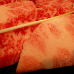 肉の割烹 田村  菊水元町店 - あばしり和牛セット・和牛友三角