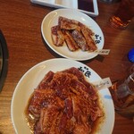 Yakiniku No Watami - 厚切りかルビ、ワタミカルビ二人前